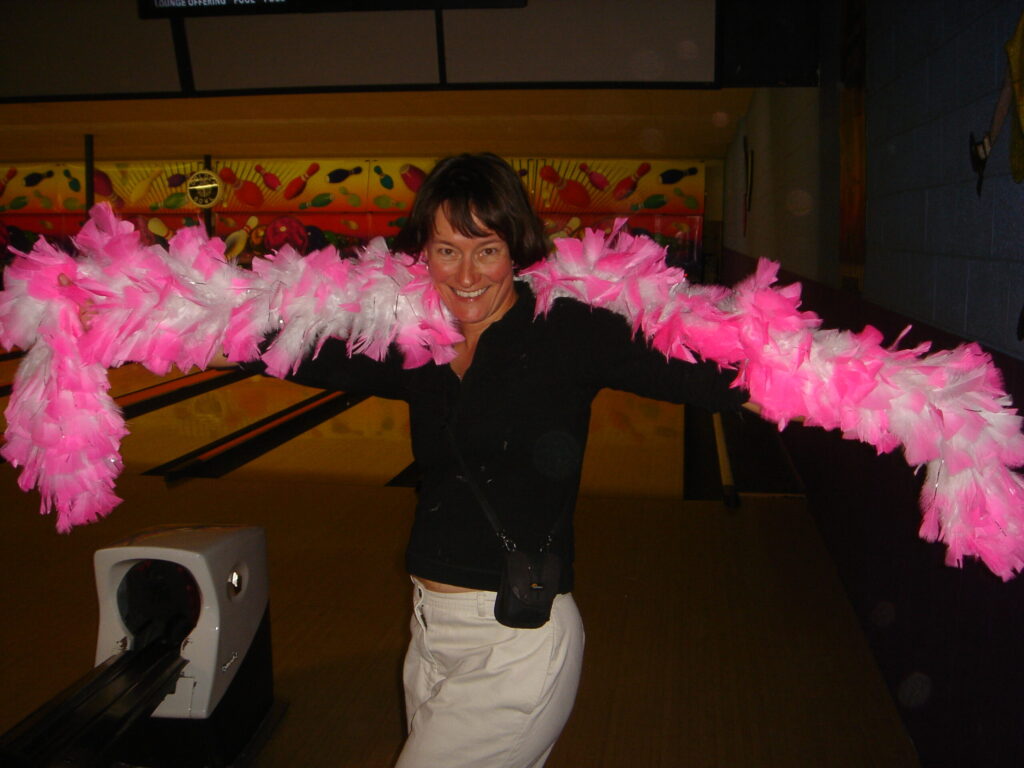 at Cindy's bachelorette party